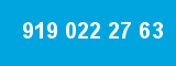 919 022 27 63 919 022 27 63